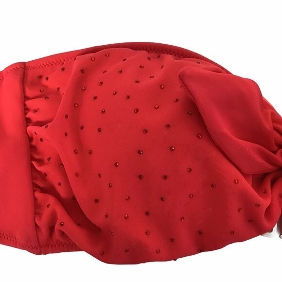 Victoria’s Secret Strapless Red Embellished Bikini Set - Picture 4 of 7